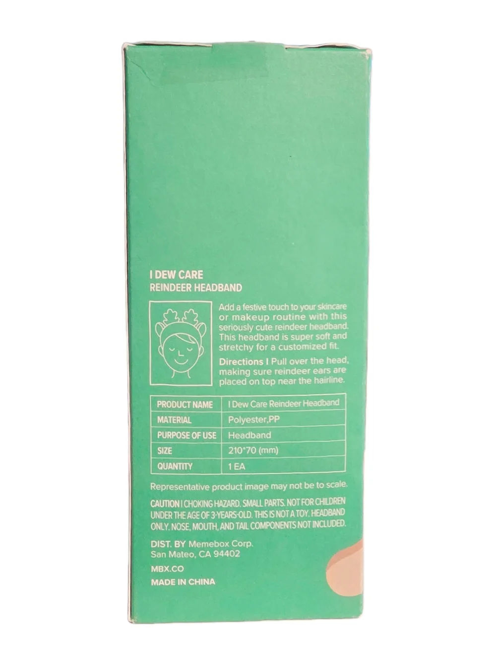 I Dew Care - Microfiber Reindeer Antler Headband